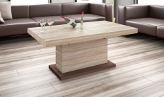 MATERA LUX coffee table (high gloss/super matt/wood-like decor)